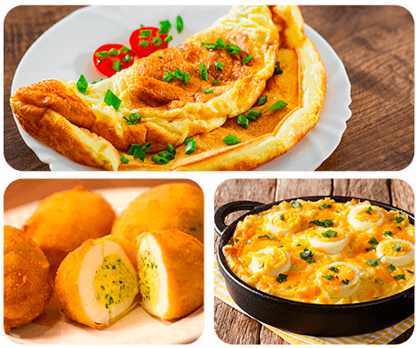 Receitas com Ovo