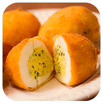 Ovo Recheado Empanado